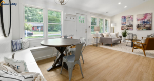 how to organize your home step by step with clean open living and dining space