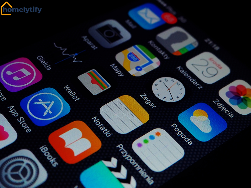 Close-up of iPhone screen with multiple app icons to help you download the right app.